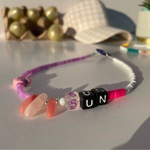 16” Bead Handmade Necklace - Sun- Surfstyle